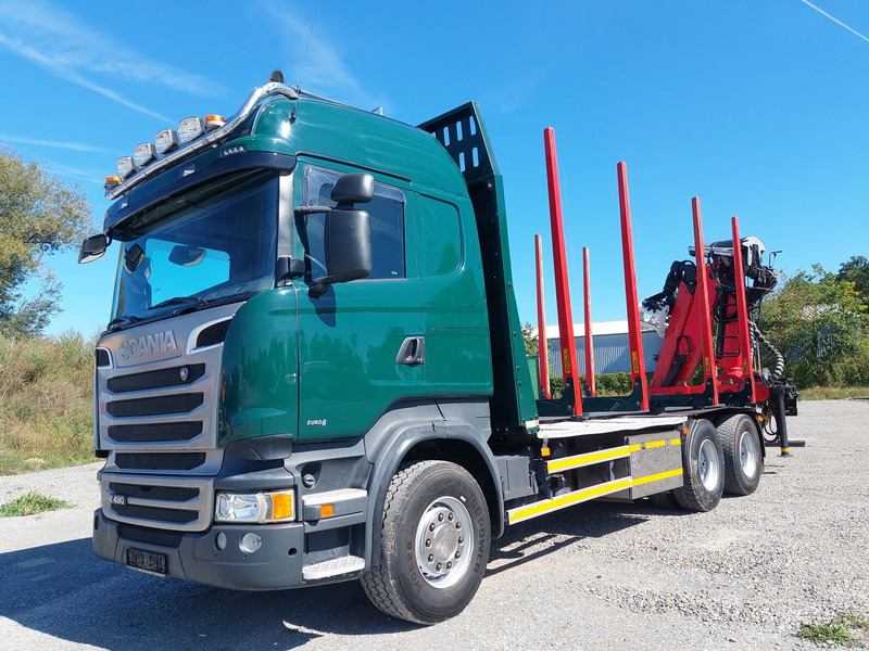 Scania R490 6x4 Euro 6 Kurzholz Palfinger AHK (2) - Camion trasporto legname, Camion con gru: foto 1 Scania R490 6x4 Euro 6 Kurzholz Palfinger AHK (2) - Camion trasporto legname, Camion con gru: foto 1