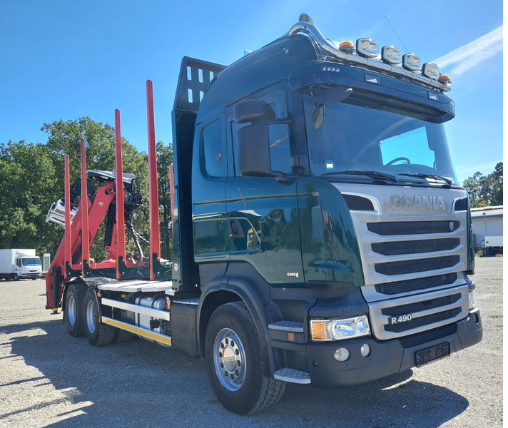 Scania R490 6x4 Euro 6 Kurzholz Palfinger AHK (2) - Camion trasporto legname, Camion con gru: foto 5 Scania R490 6x4 Euro 6 Kurzholz Palfinger AHK (2) - Camion trasporto legname, Camion con gru: foto 5
