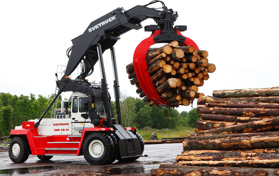 SVETRUCK Svetruck TMF 12/9 HB / 1 Owner / Elme Spreader / Wood LOG A RM - Reach stacker: foto 3 SVETRUCK Svetruck TMF 12/9 HB / 1 Owner / Elme Spreader / Wood LOG A RM - Reach stacker: foto 3