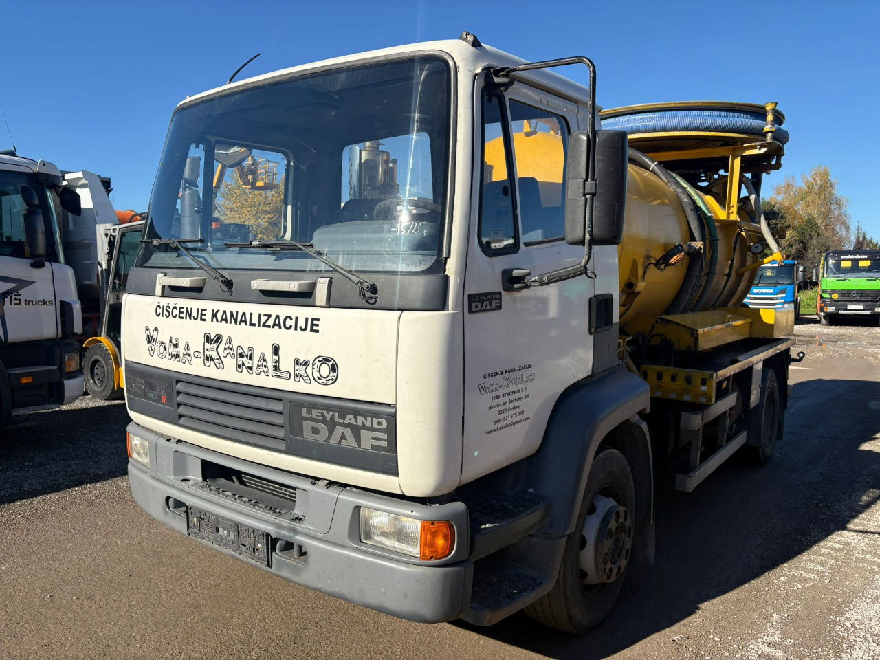 DAF AE55 4x2 vacuum + pressure truck - 8000 liters - Autospurgo: foto 1 DAF AE55 4x2 vacuum + pressure truck - 8000 liters - Autospurgo: foto 1