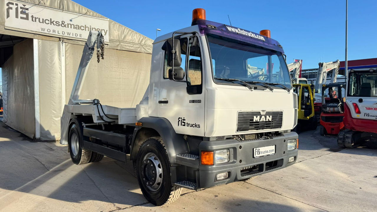 MAN 18.284 LK 4x2 absetz tipper - euro 2 - Autocarro portacontainer/ Caisse interchangeable: foto 3 MAN 18.284 LK 4x2 absetz tipper - euro 2 - Autocarro portacontainer/ Caisse interchangeable: foto 3