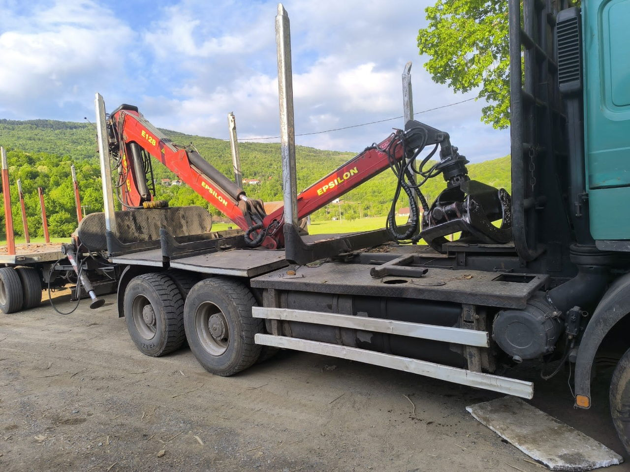 MAN 33.464 6x4 forest truck - Complete Spring - Epsilon E128 + scissors - Camion trasporto legname: foto 5 MAN 33.464 6x4 forest truck - Complete Spring - Epsilon E128 + scissors - Camion trasporto legname: foto 5