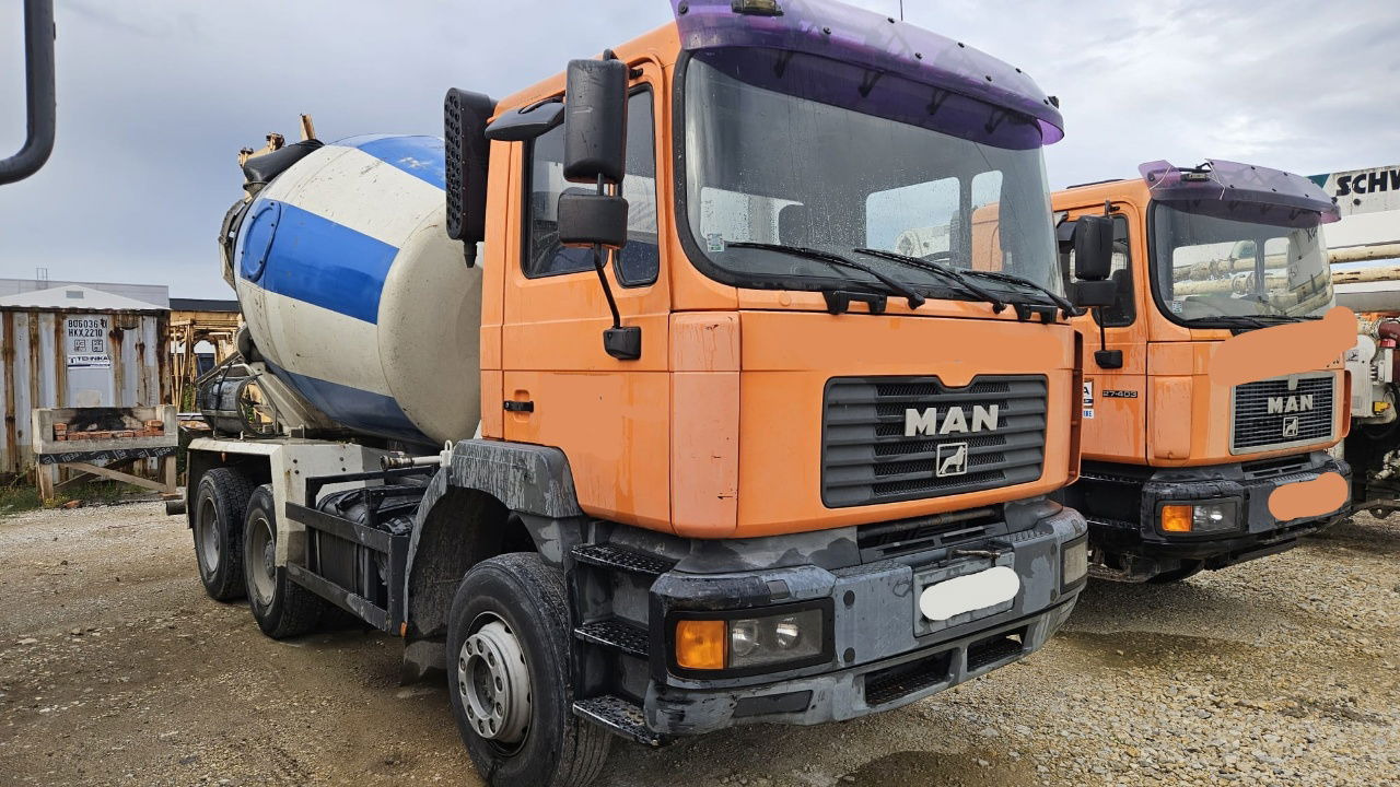 MAN FE 410A 8x4 mixer - 7m3 - euro 3 - Autobetoniera: foto 2 MAN FE 410A 8x4 mixer - 7m3 - euro 3 - Autobetoniera: foto 2