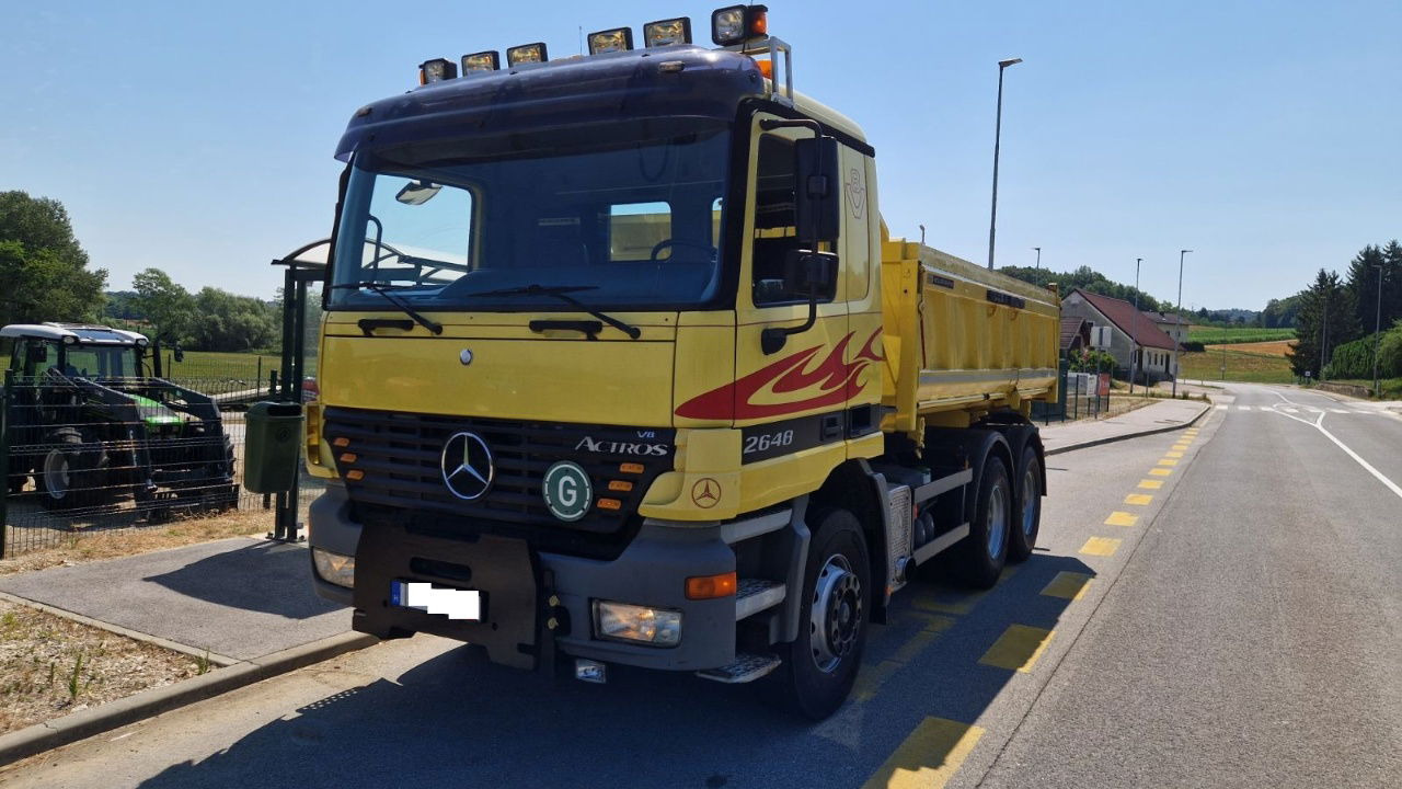 Mercedes-Benz Actros 2648 K 6X4 meiller bordmatic - air condition - Autocarro ribaltabile: foto 1 Mercedes-Benz Actros 2648 K 6X4 meiller bordmatic - air condition - Autocarro ribaltabile: foto 1
