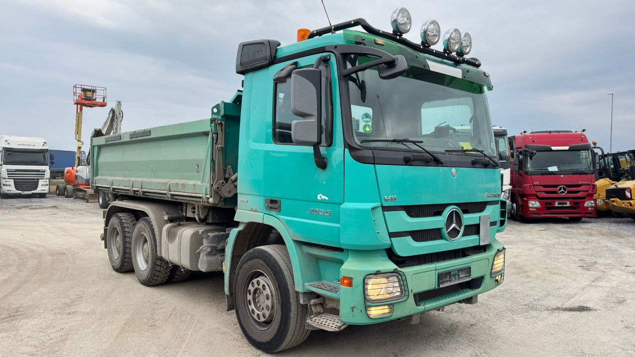 Mercedes-Benz Actros 2655 6x4 meiller bordmatic tipper - retarder - V8 - Autocarro ribaltabile: foto 3 Mercedes-Benz Actros 2655 6x4 meiller bordmatic tipper - retarder - V8 - Autocarro ribaltabile: foto 3