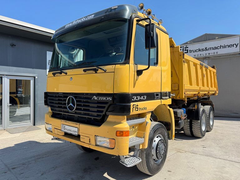 Mercedes-Benz Actros 3343 AK 6x6 3 meiller tipper - bordmatic - Autocarro ribaltabile: foto 1 Mercedes-Benz Actros 3343 AK 6x6 3 meiller tipper - bordmatic - Autocarro ribaltabile: foto 1