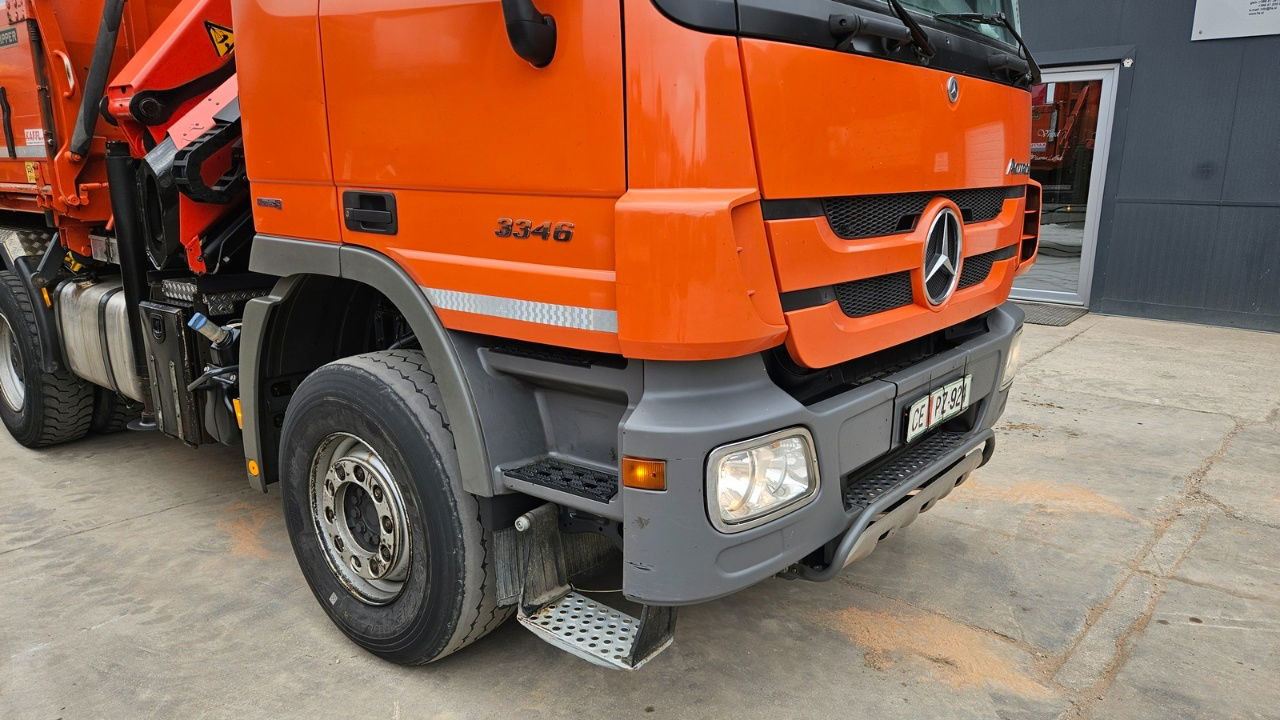 Mercedes-Benz Actros 3346 K palfinger PK 18002 - bordmatic - meiller tipper - EPS 3 pedals - Autocarro ribaltabile: foto 3 Mercedes-Benz Actros 3346 K palfinger PK 18002 - bordmatic - meiller tipper - EPS 3 pedals - Autocarro ribaltabile: foto 3