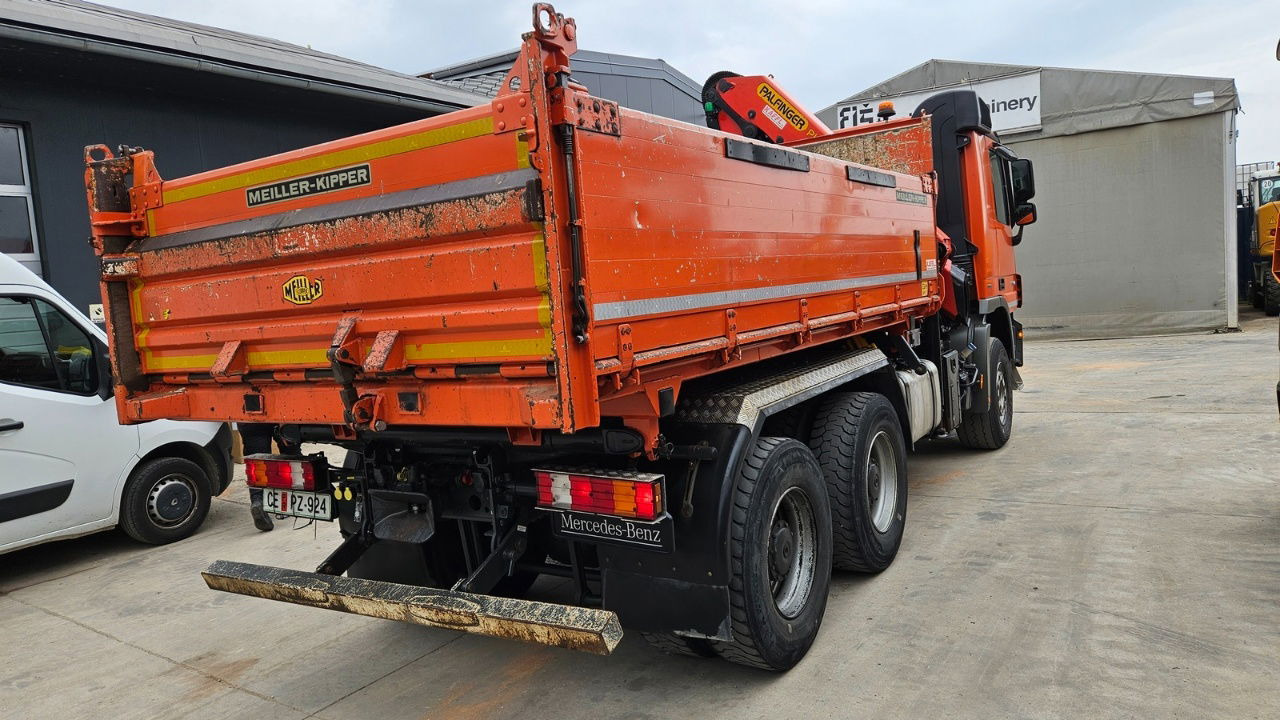 Mercedes-Benz Actros 3346 K palfinger PK 18002 - bordmatic - meiller tipper - EPS 3 pedals - Autocarro ribaltabile: foto 5 Mercedes-Benz Actros 3346 K palfinger PK 18002 - bordmatic - meiller tipper - EPS 3 pedals - Autocarro ribaltabile: foto 5