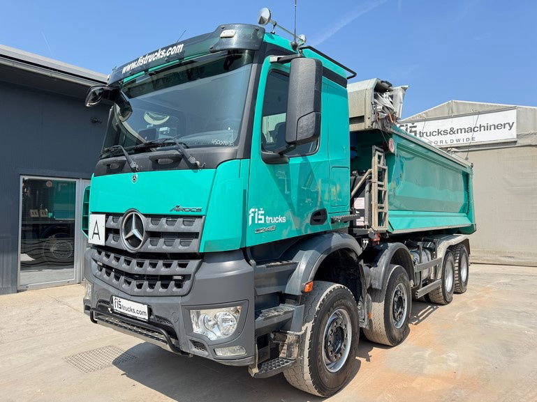 Mercedes-Benz Arocs 3248 8X4 mulda tipper - electric taurpaulin - Autocarro ribaltabile: foto 1 Mercedes-Benz Arocs 3248 8X4 mulda tipper - electric taurpaulin - Autocarro ribaltabile: foto 1