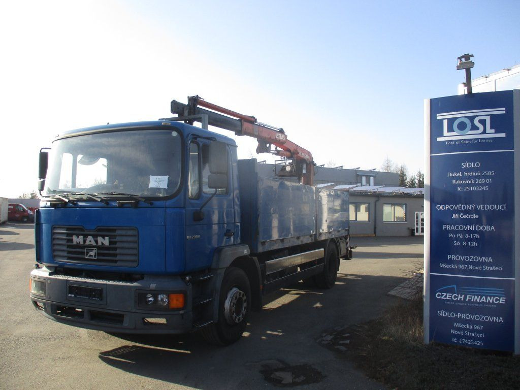 MAN 12.284 EURO 2 ATLAS - Camion con gru: foto 1 MAN 12.284 EURO 2 ATLAS - Camion con gru: foto 1