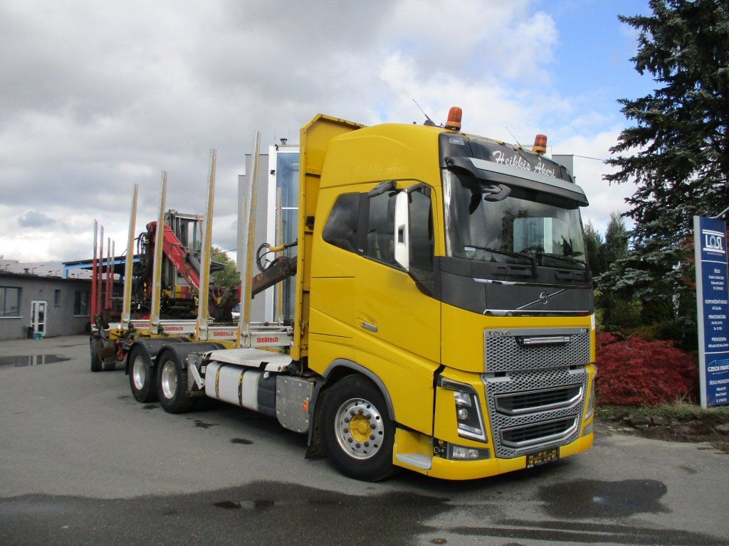 Volvo FH 16 750 6x4 + Fliegl - Camion trasporto legname, Camion con gru: foto 3 Volvo FH 16 750 6x4 + Fliegl - Camion trasporto legname, Camion con gru: foto 3
