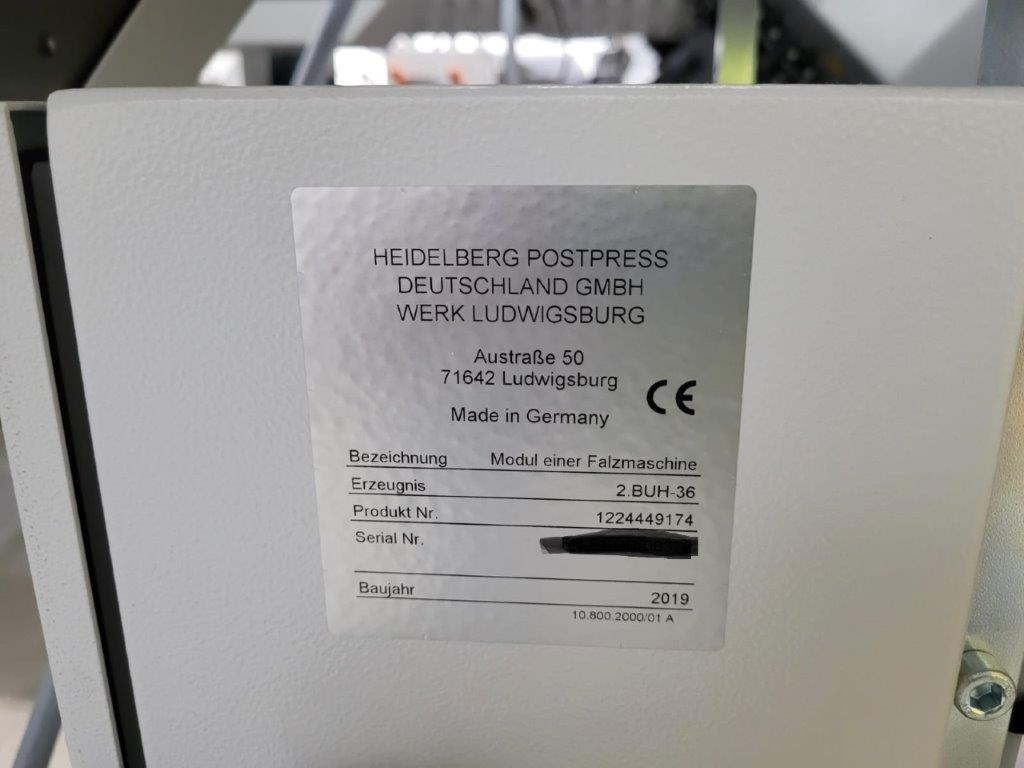 2.station Heidelberg Stahlfolder BUH 36-6 with MCT Koppelbox - Piegatrice: foto 2 2.station Heidelberg Stahlfolder BUH 36-6 with MCT Koppelbox - Piegatrice: foto 2