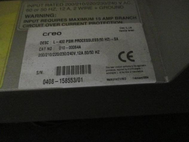 Creo Lotem 400 Thermal Platesetter - Macchina da stampa: foto 4 Creo Lotem 400 Thermal Platesetter - Macchina da stampa: foto 4