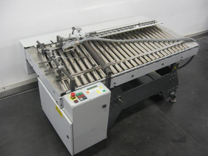 Heidelberg steel mobile, height-adjustable SRT 66 F-re-D inclined roller table (finishing station) - Piegatrice: foto 2 Heidelberg steel mobile, height-adjustable SRT 66 F-re-D inclined roller table (finishing station) - Piegatrice: foto 2