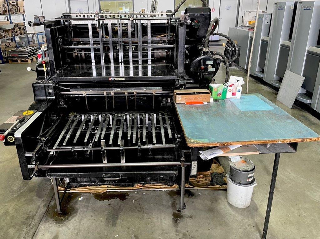 Rilegatrice Original Heidelberg Zylinder OHZ SBB size 56 x 82 cm only for die cutting: foto 6
