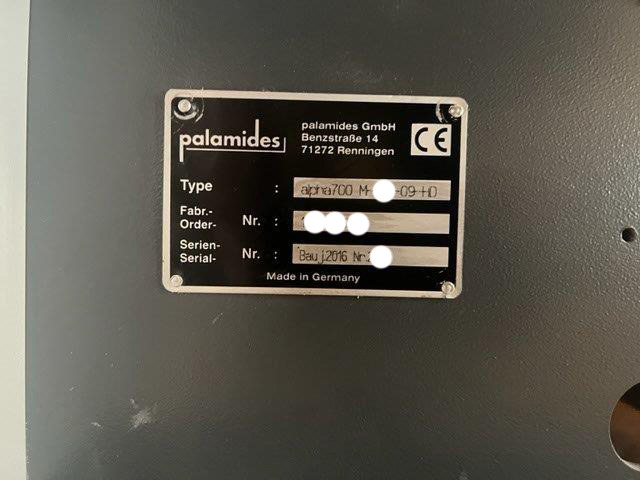 Parcel delivery Stack delivery Palamides Alpha 700 HD - Piegatrice: foto 3 Parcel delivery Stack delivery Palamides Alpha 700 HD - Piegatrice: foto 3