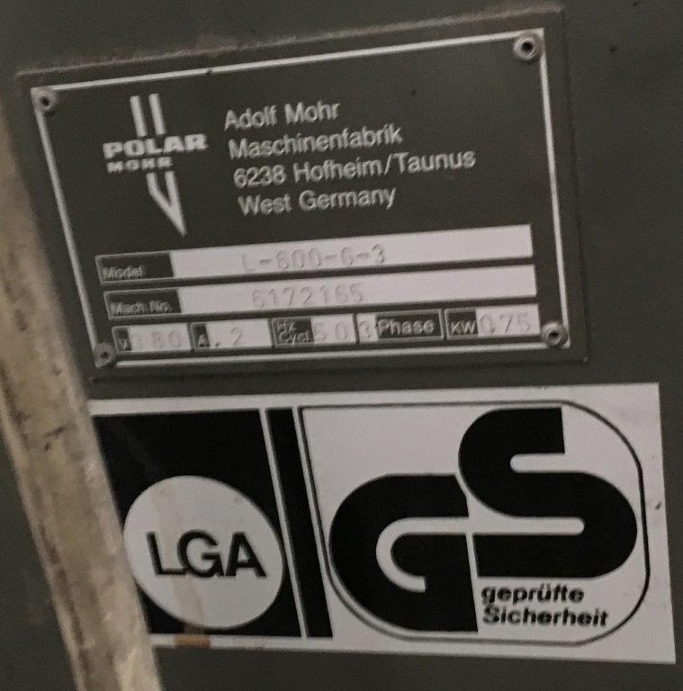 Pilelifter Polar Mohr L 600-G-3 with adjustable Forks - Macchina da stampa: foto 2 Pilelifter Polar Mohr L 600-G-3 with adjustable Forks - Macchina da stampa: foto 2