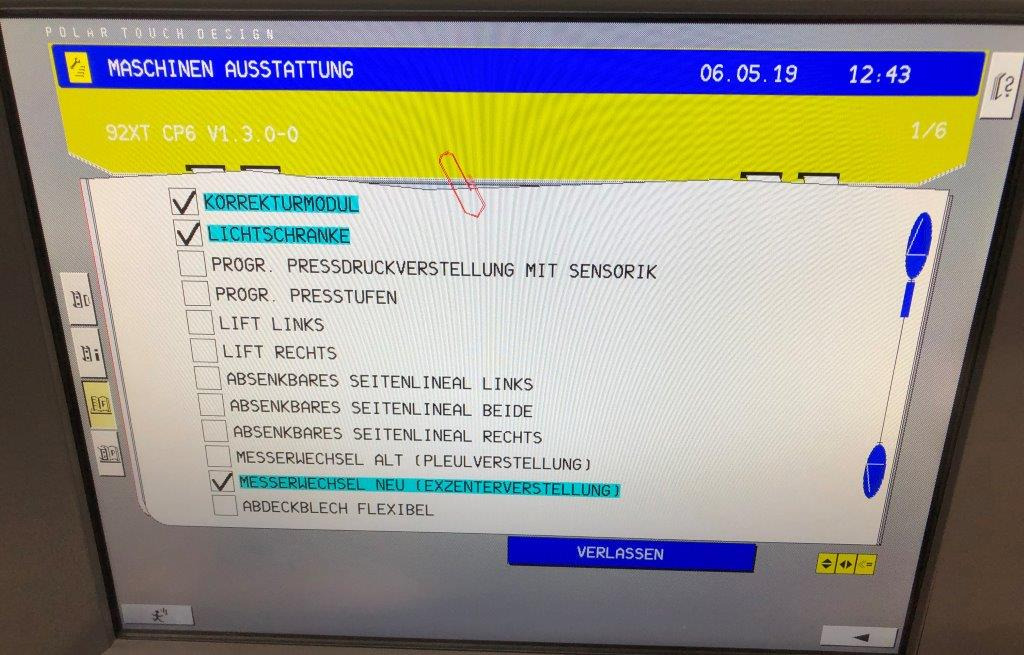 Polar 92 XT high-speed cutting line with RA-2 vibrator, optional LW 450 lift and counting scale - Taglierina per carta: foto 4 Polar 92 XT high-speed cutting line with RA-2 vibrator, optional LW 450 lift and counting scale - Taglierina per carta: foto 4