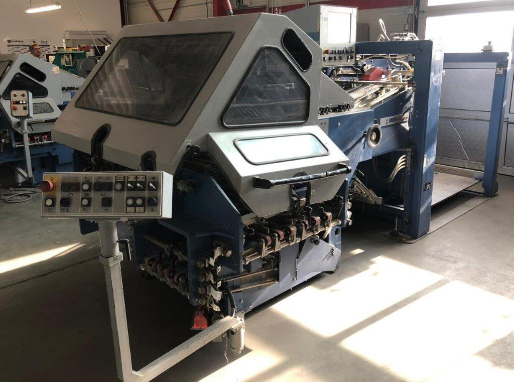 Semi-automatic adjustable combination folding machine MBO K 800.1-SKTL-4-FP from Bj. 2003 - Piegatrice: foto 1 Semi-automatic adjustable combination folding machine MBO K 800.1-SKTL-4-FP from Bj. 2003 - Piegatrice: foto 1