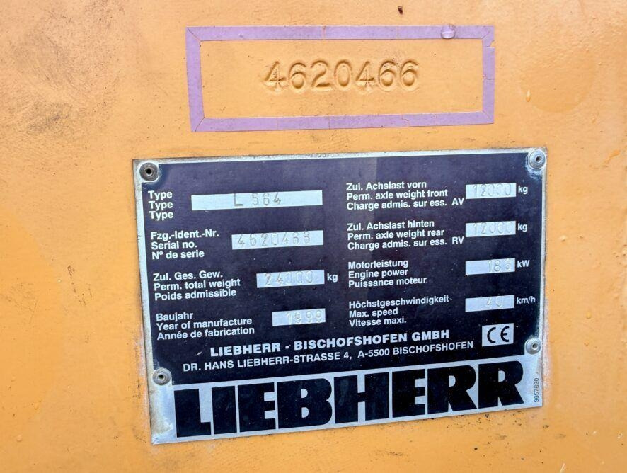 Pala gommata Liebherr L564: foto 9 Pala gommata Liebherr L564: foto 9
