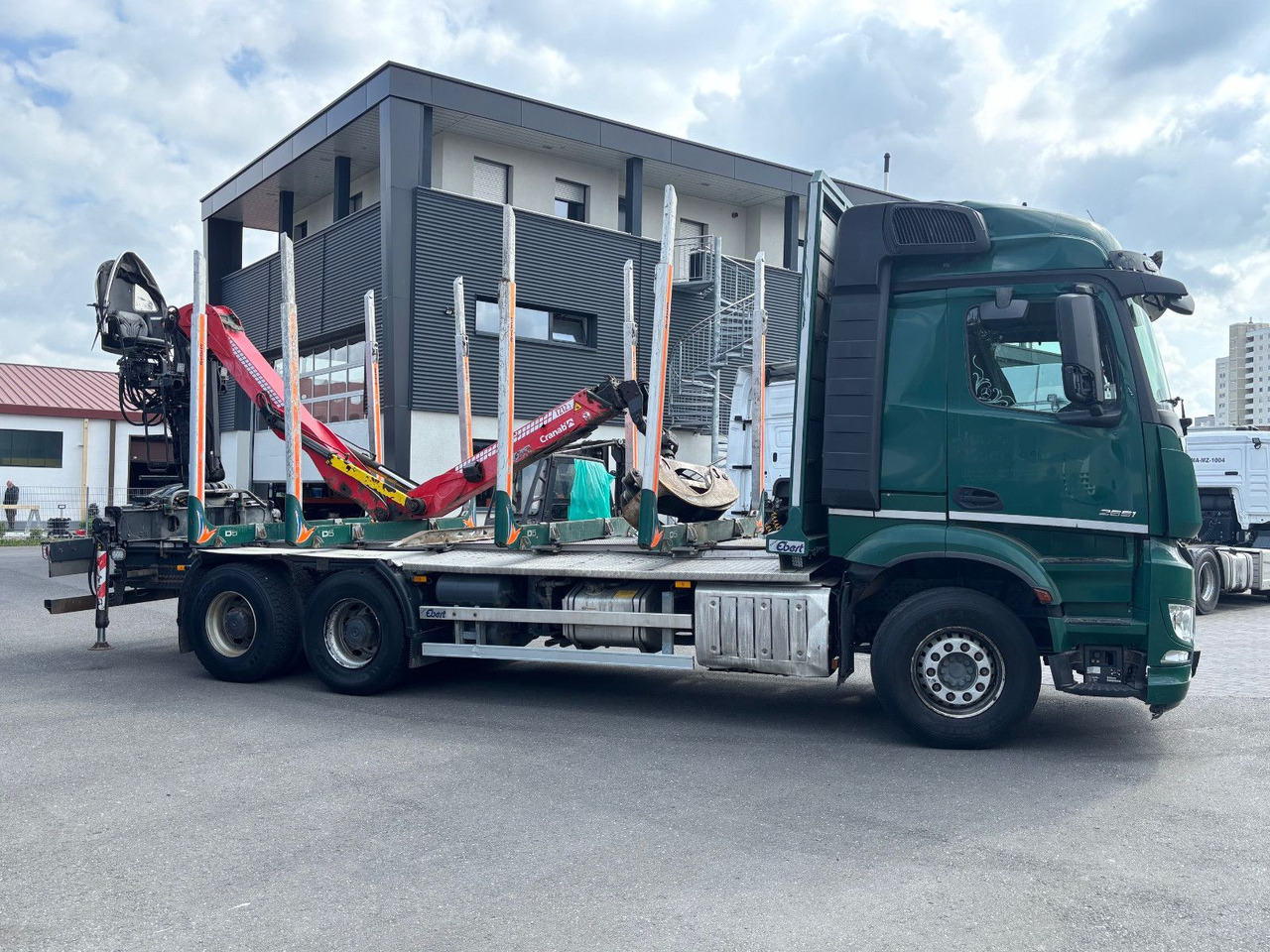 Camion trasporto legname, Camion con gru Mercedes-Benz Arocs 6x4/Kran Cranab TZ 12.2: foto 7