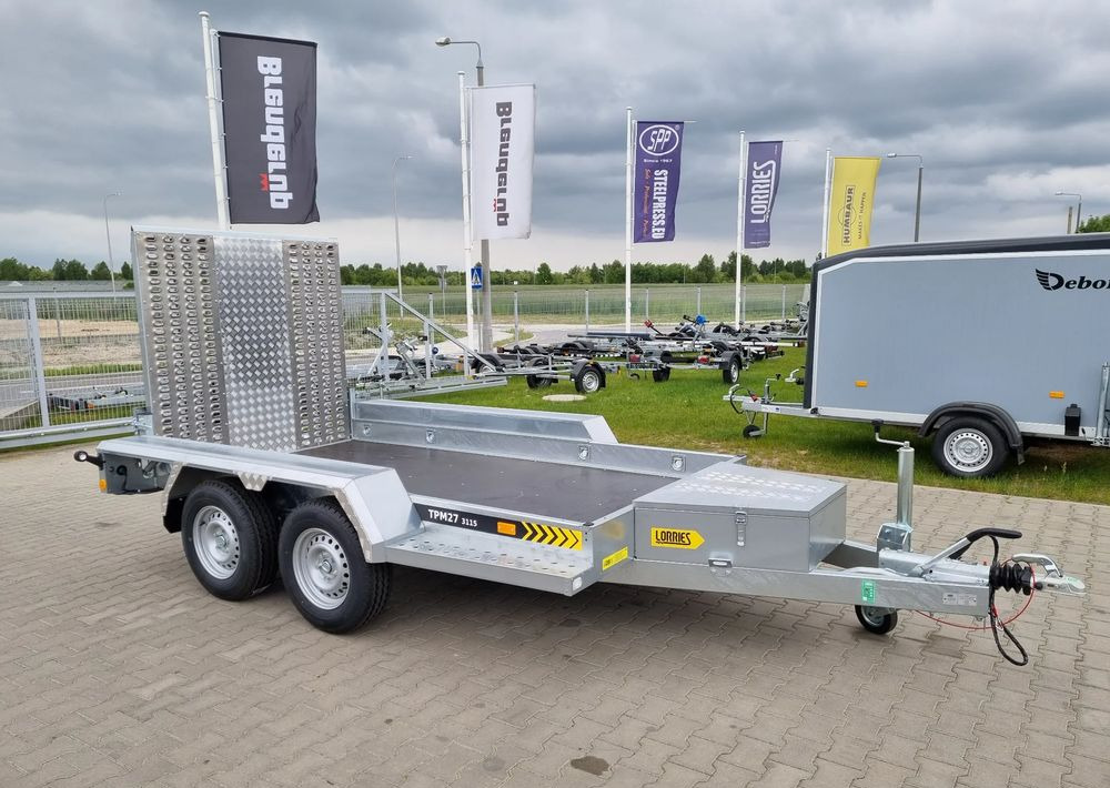 LORRIES TPM27 | 303x160 cm 2,7T koparka, bobcat - Rimorchio trasporto macchine operatrici: foto 1 LORRIES TPM27 | 303x160 cm 2,7T koparka, bobcat - Rimorchio trasporto macchine operatrici: foto 1