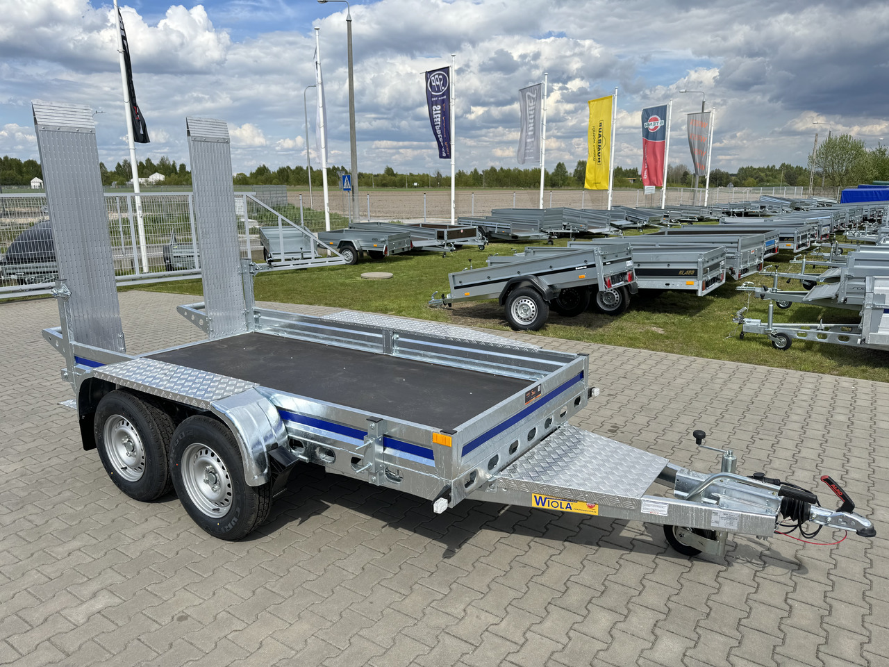 Wiola B2730 GVW 2700 kg machine transporter mini excavator 292x142 cm - Rimorchio trasporto macchine operatrici: foto 5 Wiola B2730 GVW 2700 kg machine transporter mini excavator 292x142 cm - Rimorchio trasporto macchine operatrici: foto 5