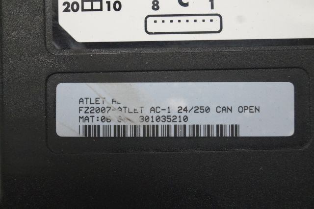 Atlet FZ2007 | Rijregeling Drive controller ZAPI AC1 FZ2007 24/250A can open sn. - ECU per Mezzo di movimentazione: foto 2 Atlet FZ2007 | Rijregeling Drive controller ZAPI AC1 FZ2007 24/250A can open sn. - ECU per Mezzo di movimentazione: foto 2