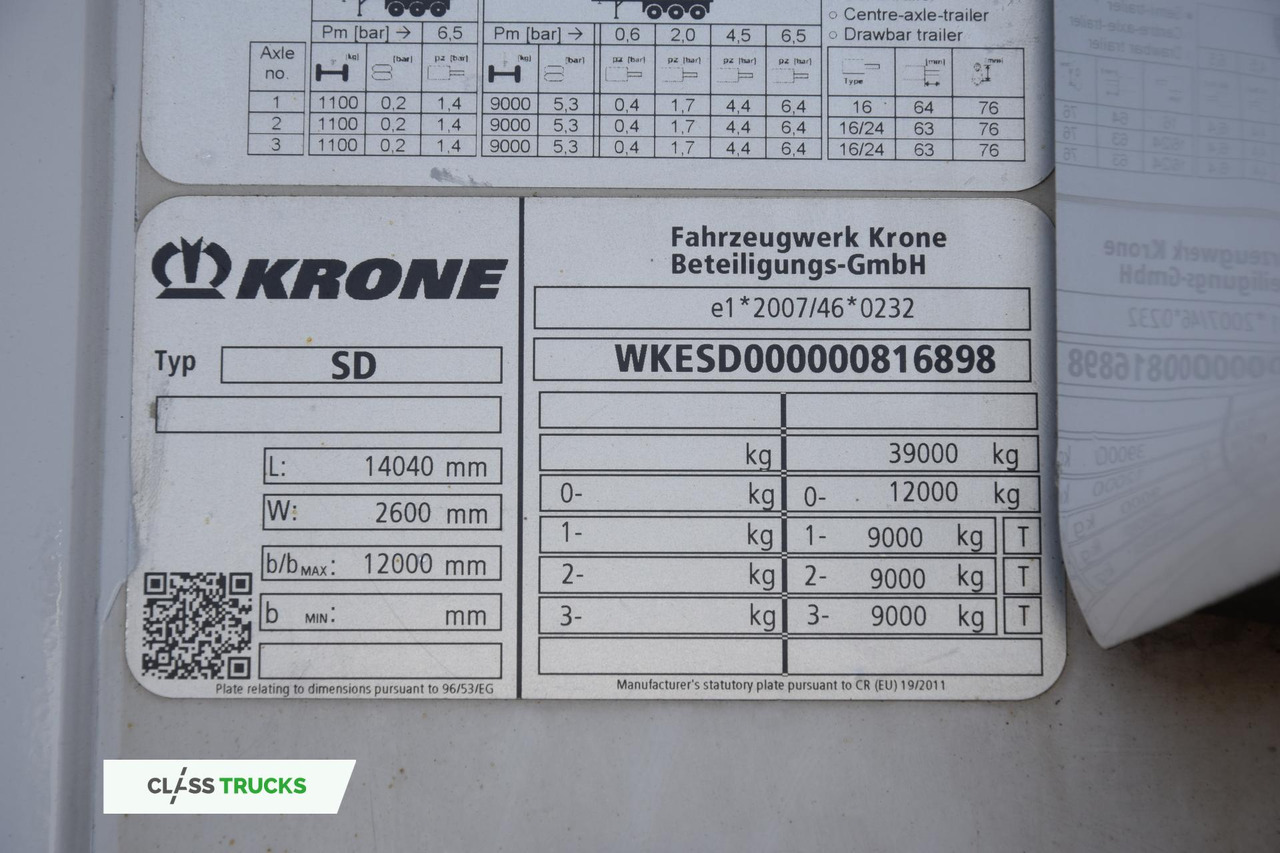 Semirimorchio frigorifero Krone SDR Double Deck Cool Liner FP60 ThermoKing SLXi 300 Lifting Axle: foto 15