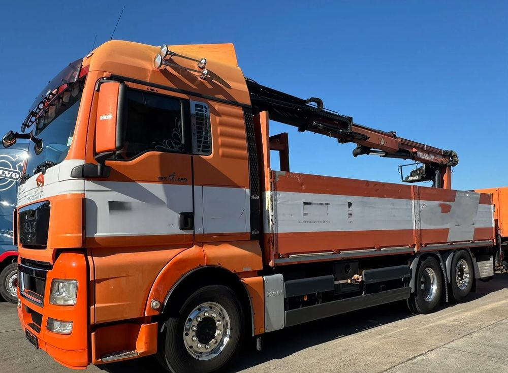 MAN TGX 26.480 • HDS Atlas 145.2 •Oś podnoszona i skrętna 426 tys. km - Zestaw z przyczepą Schwarzmüller Oś przednia – resory piórowe, tylna – pneumatyka • - Autocarro con pianale/ Cassone fisso, Camion con gru: foto 5 MAN TGX 26.480 • HDS Atlas 145.2 •Oś podnoszona i skrętna 426 tys. km - Zestaw z przyczepą Schwarzmüller Oś przednia – resory piórowe, tylna – pneumatyka • - Autocarro con pianale/ Cassone fisso, Camion con gru: foto 5