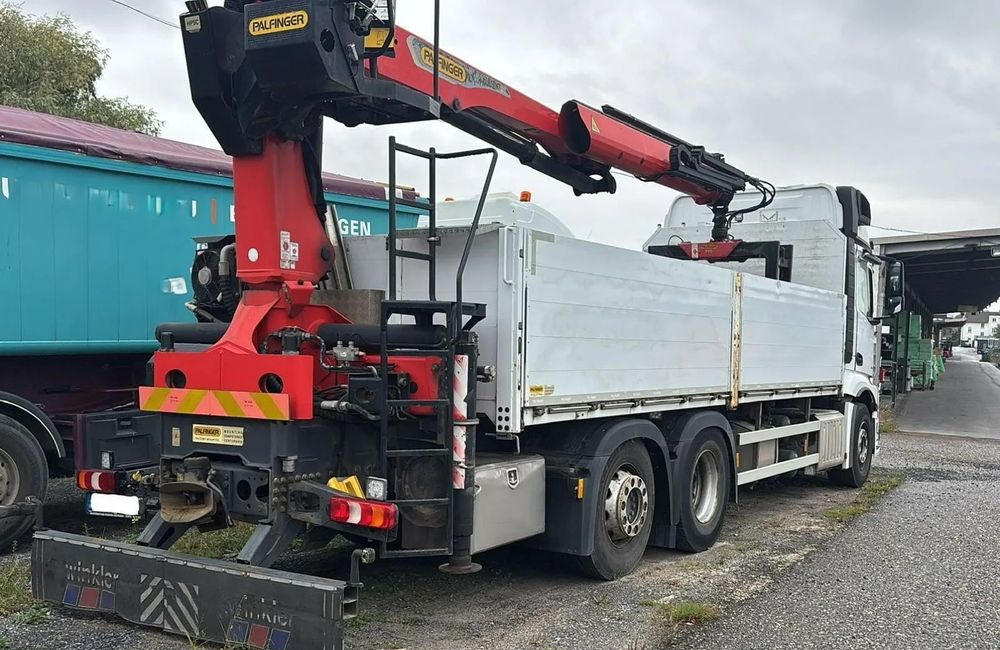 Mercedes-Benz ACTROS 2545 / 6x2 / HDS Palfinger PK 20.501 sterowany radiowo / Przyczepa w zestawie / Euro6/ Przebieg 340 000km - Autocarro con pianale/ Cassone fisso, Camion con gru: foto 2 Mercedes-Benz ACTROS 2545 / 6x2 / HDS Palfinger PK 20.501 sterowany radiowo / Przyczepa w zestawie / Euro6/ Przebieg 340 000km - Autocarro con pianale/ Cassone fisso, Camion con gru: foto 2