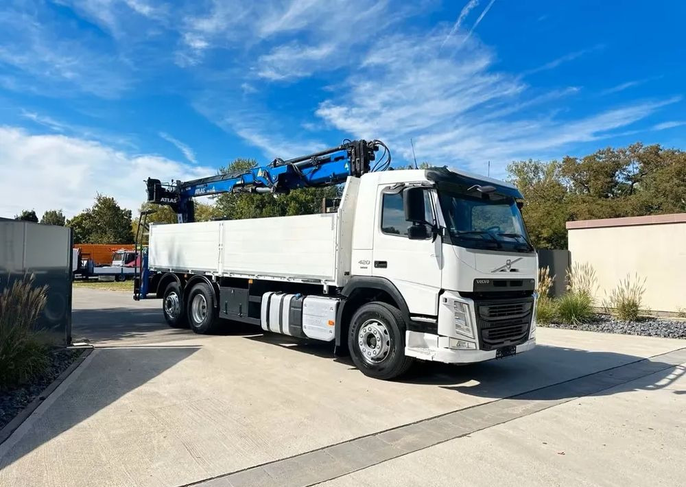 Volvo FM420 6x2 | HDS Atlas AK 186-3 z przestrzenią ładunkową | Euro6 |238 000 km - Autocarro con pianale/ Cassone fisso, Camion con gru: foto 1 Volvo FM420 6x2 | HDS Atlas AK 186-3 z przestrzenią ładunkową | Euro6 |238 000 km - Autocarro con pianale/ Cassone fisso, Camion con gru: foto 1