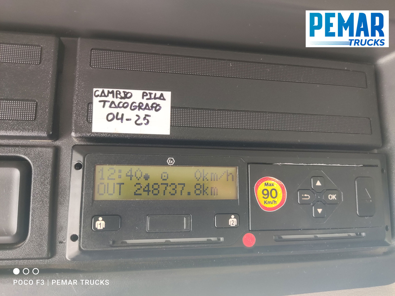 Autocarro con pianale/ Cassone fisso, Camion con gru DAF LF 210 GRUA CAJA FIJA: foto 32