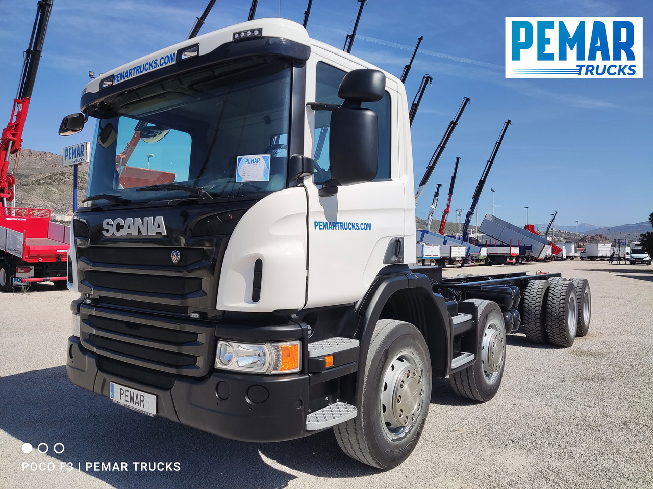 SCANIA P 410 8X4 CHASIS EURO 6 - Autocarro telaio: foto 1 SCANIA P 410 8X4 CHASIS EURO 6 - Autocarro telaio: foto 1