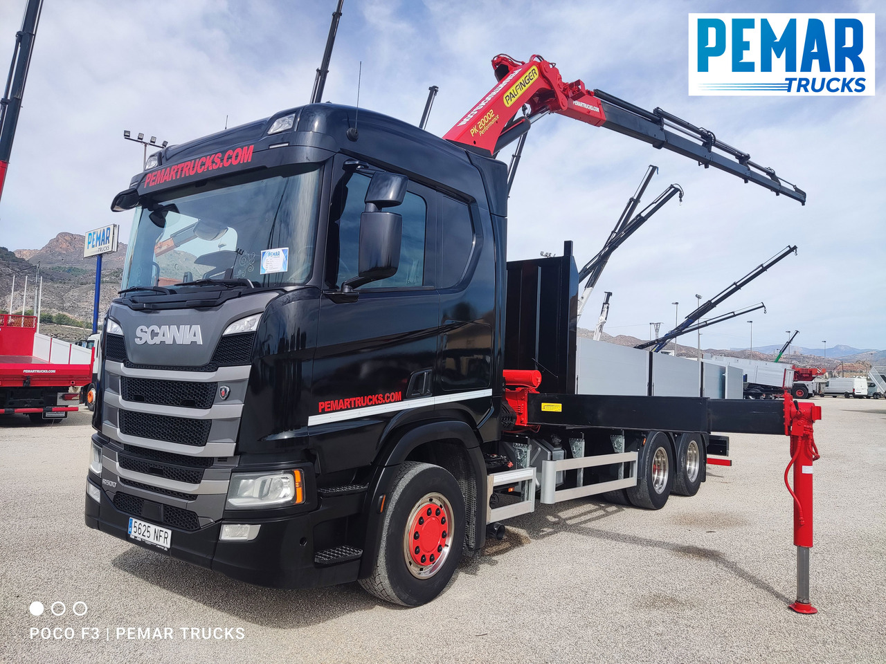 SCANIA R 500 6X2 GRUA CAJA FIJA - Camion con gru: foto 1 SCANIA R 500 6X2 GRUA CAJA FIJA - Camion con gru: foto 1