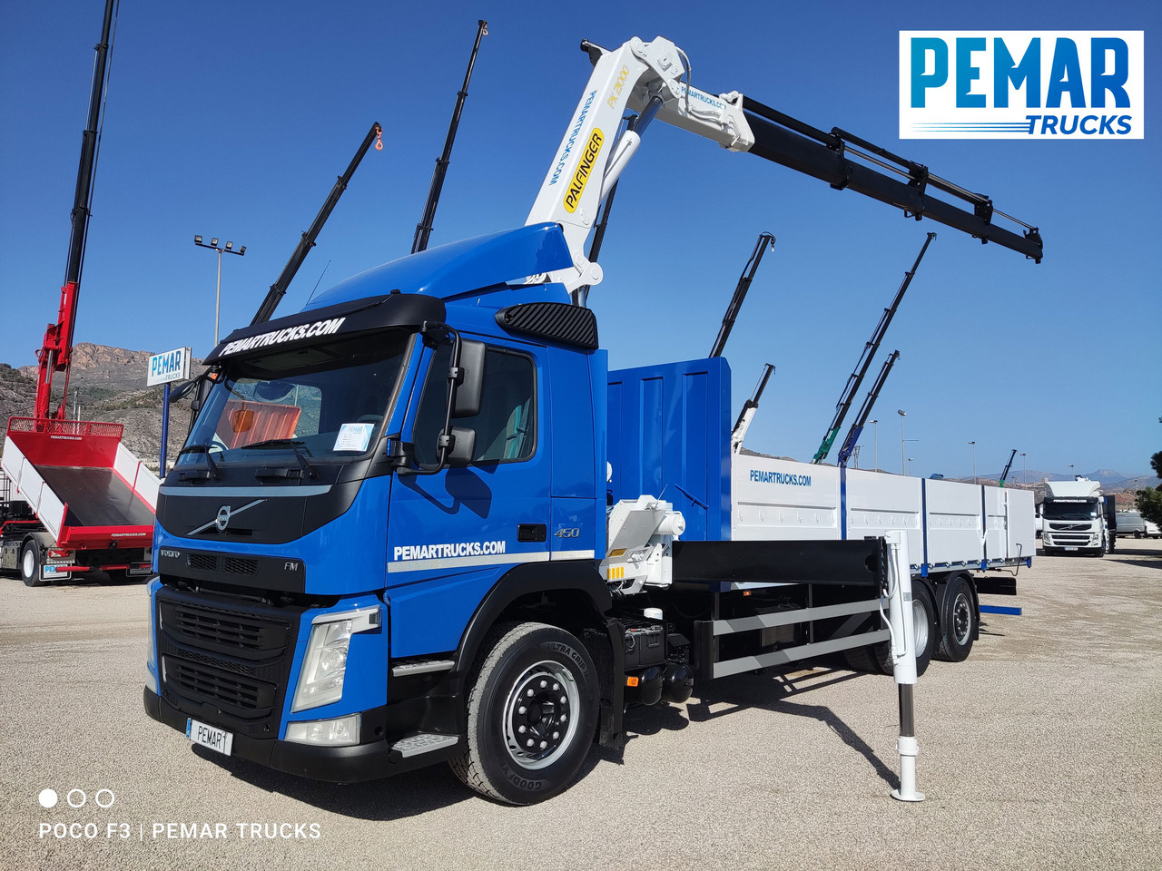 VOLVO FM 450 6X2 GRUA CAJA FIJA EURO 6 - Autocarro con pianale/ Cassone fisso, Camion con gru: foto 1 VOLVO FM 450 6X2 GRUA CAJA FIJA EURO 6 - Autocarro con pianale/ Cassone fisso, Camion con gru: foto 1