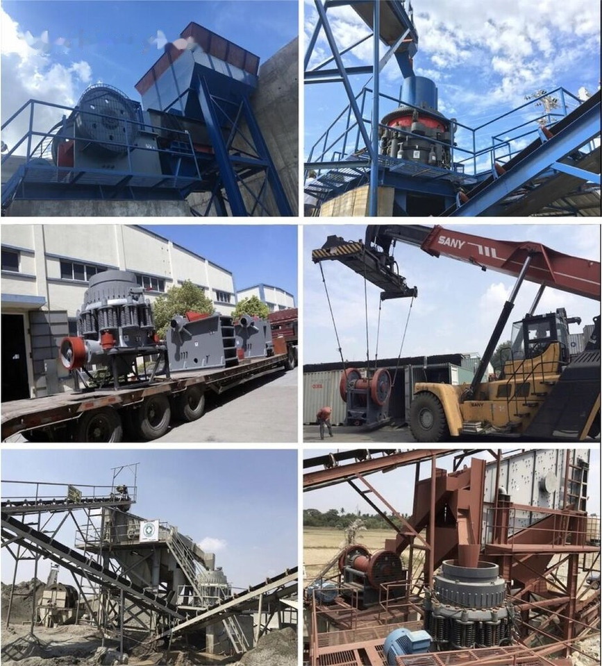 Frantoio a cono nuovo Kinglink HPY300 River Pebble Rock Portable Cone Crusher: foto 8