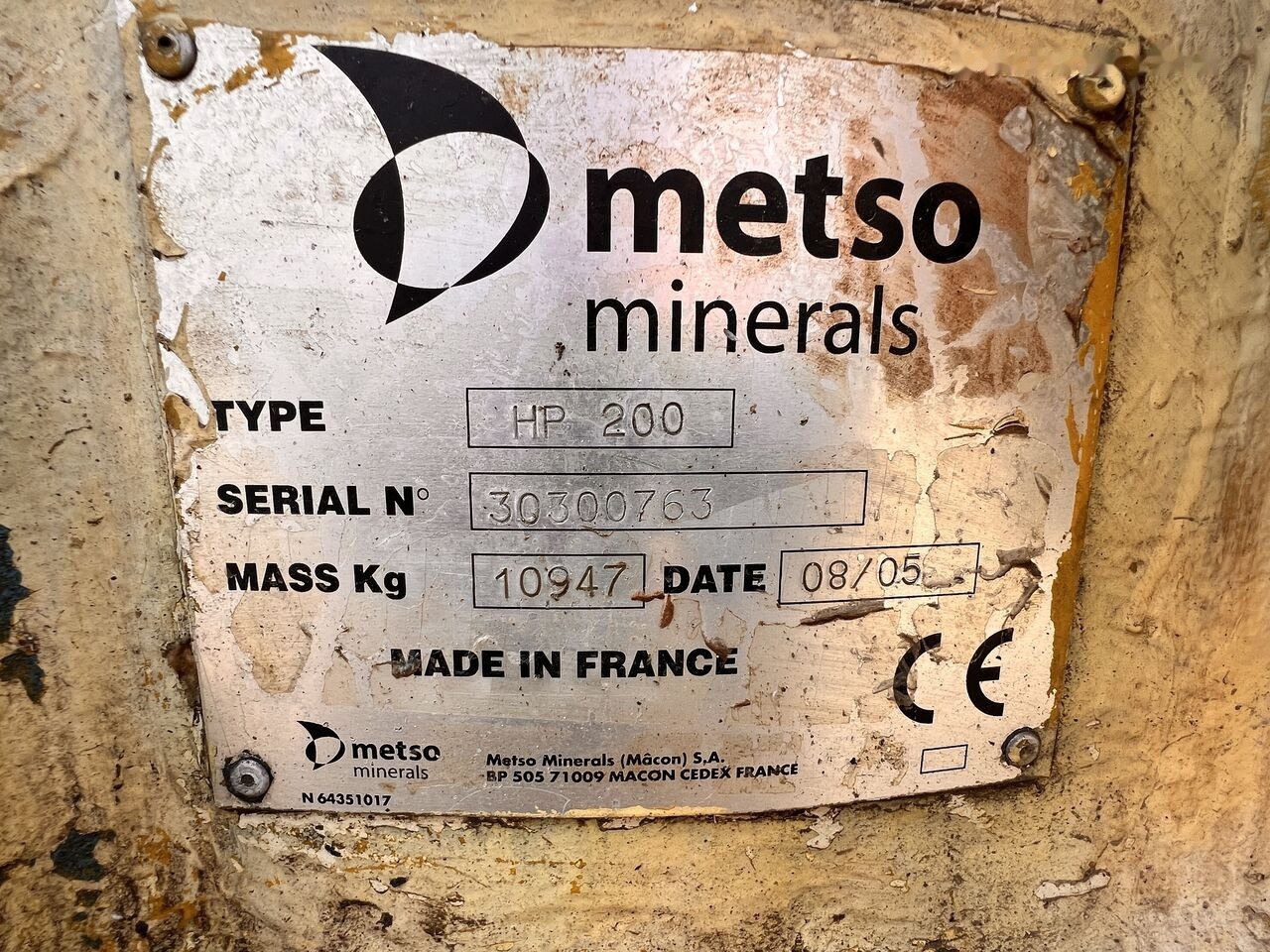 Metso HP200 Cone Crusher | Made in France - Frantoio a cono: foto 4 Metso HP200 Cone Crusher | Made in France - Frantoio a cono: foto 4