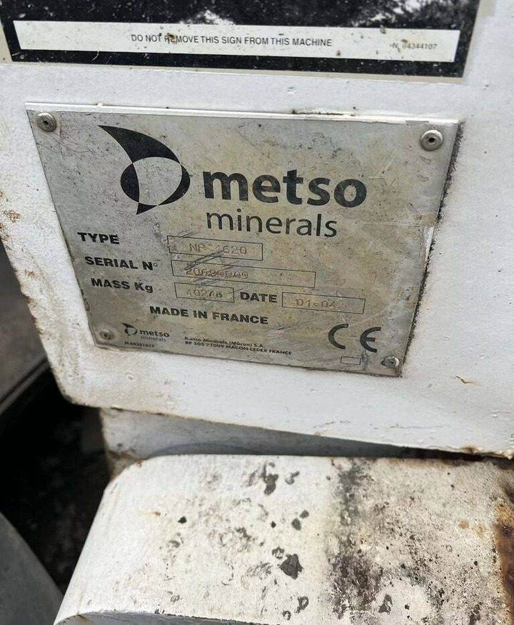 Metso Nordberg NP1620 - Frantoio a urto: foto 2 Metso Nordberg NP1620 - Frantoio a urto: foto 2