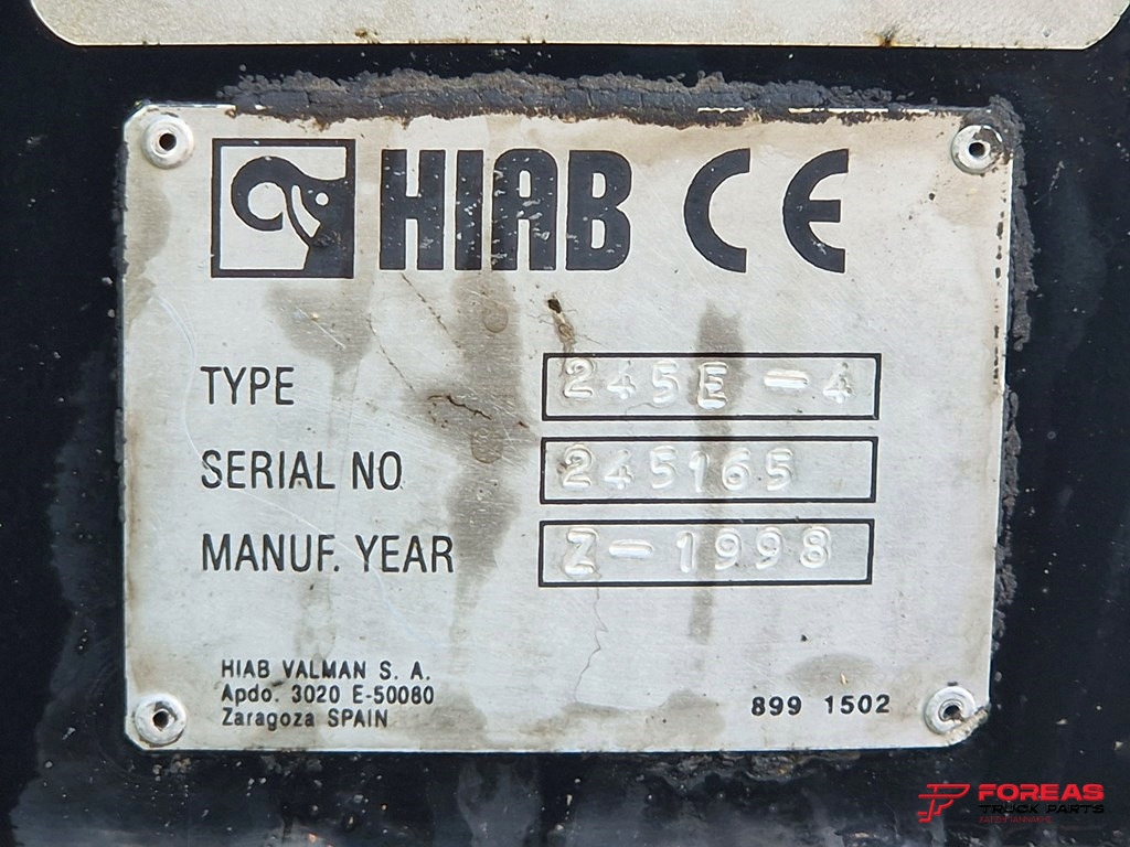 Gru per autocarro HIAB 245 E-4 WITH RADIO CONTROL: foto 19