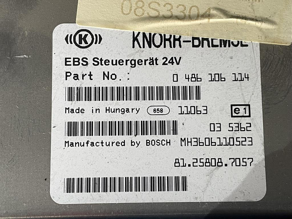 KNORR-BREMSE EBS FOR MAN - 81.25808.7057 - ECU per Camion: foto 3 KNORR-BREMSE EBS FOR MAN - 81.25808.7057 - ECU per Camion: foto 3