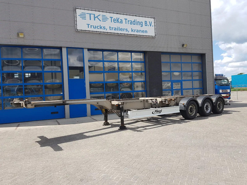Fliegl SDS 380 MULTI BPW Disc Lift axle - Semirimorchio portacontainer/ Caisse interchangeable: foto 1 Fliegl SDS 380 MULTI BPW Disc Lift axle - Semirimorchio portacontainer/ Caisse interchangeable: foto 1