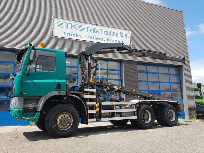Ginaf M 3335 S 6x6 Palfinger PK 14080 + NCH - Camion con sistema di cavi, Camion con gru: foto 1 Ginaf M 3335 S 6x6 Palfinger PK 14080 + NCH - Camion con sistema di cavi, Camion con gru: foto 1