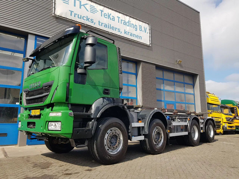 Iveco Stralis 450 8x4 Steel Nieuwe Apk/TÜV 430.000 km kettingsyst 30 t - Autocarro portacontainer/ Caisse interchangeable: foto 1 Iveco Stralis 450 8x4 Steel Nieuwe Apk/TÜV 430.000 km kettingsyst 30 t - Autocarro portacontainer/ Caisse interchangeable: foto 1