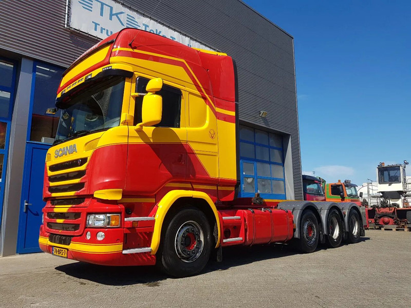 Scania R450 8x2 Topline ADR EX/II, EX/III, FL en AT SCR only - Autocarro portacontainer/ Caisse interchangeable: foto 2 Scania R450 8x2 Topline ADR EX/II, EX/III, FL en AT SCR only - Autocarro portacontainer/ Caisse interchangeable: foto 2