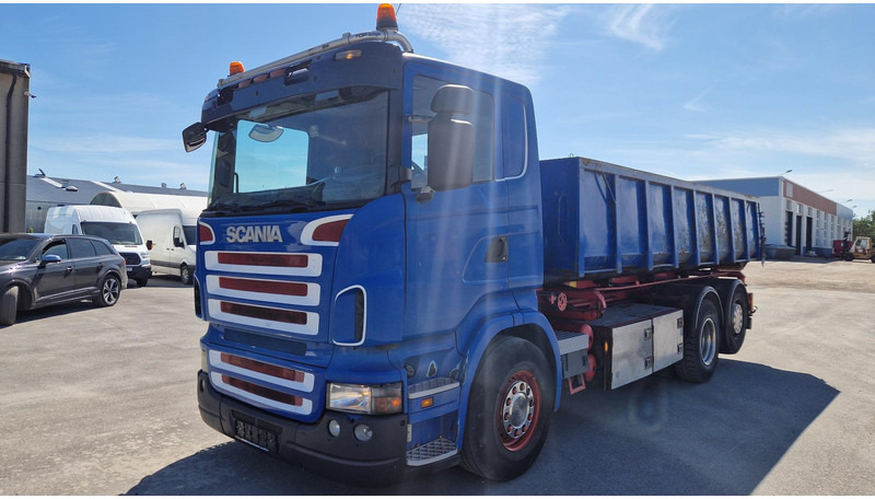Scania R340 6X2*4 + Container - Camion con sistema di cavi: foto 1 Scania R340 6X2*4 + Container - Camion con sistema di cavi: foto 1