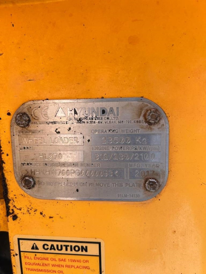 Pala gommata Hyundai HL 970: foto 9