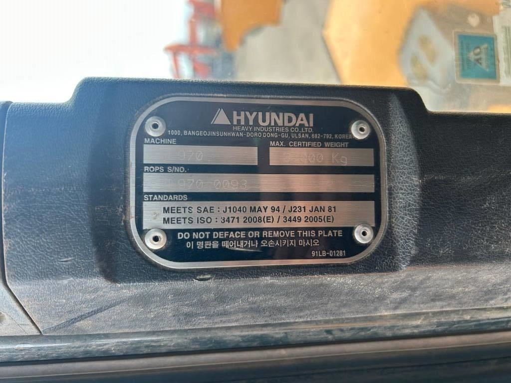 Pala gommata Hyundai HL 970: foto 21