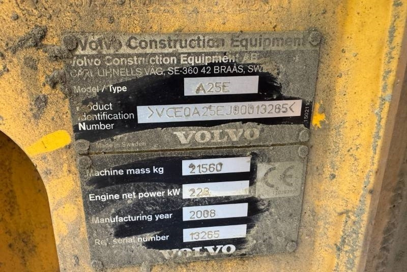 Volvo A 25 E (On Transport) - Dumper articolato: foto 2 Volvo A 25 E (On Transport) - Dumper articolato: foto 2