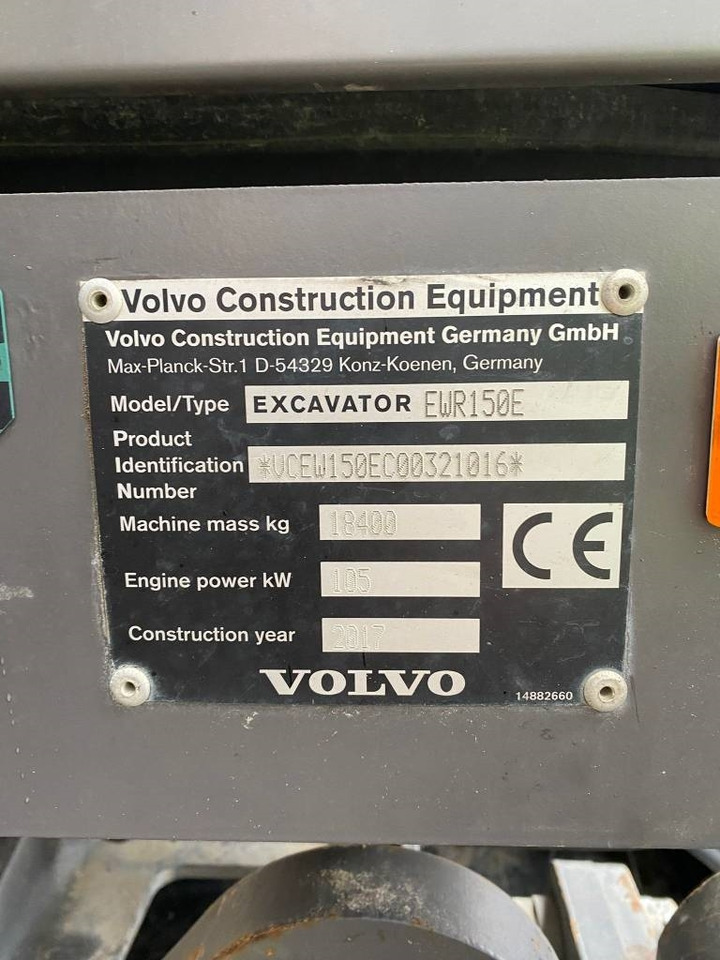 Volvo EWR 150 E (Under Preparation) - Escavatore gommato: foto 2 Volvo EWR 150 E (Under Preparation) - Escavatore gommato: foto 2
